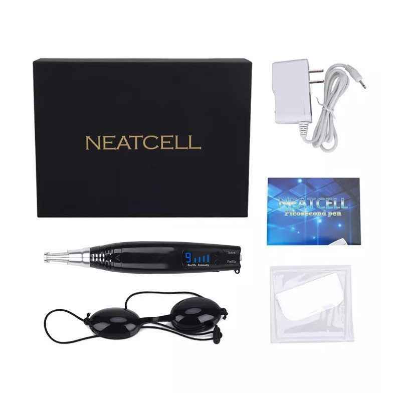 Portable Beauty Device Plasma Pen for Face Spot Removal, Home Use, Black Gold Red Blue Light Picosecond Machine