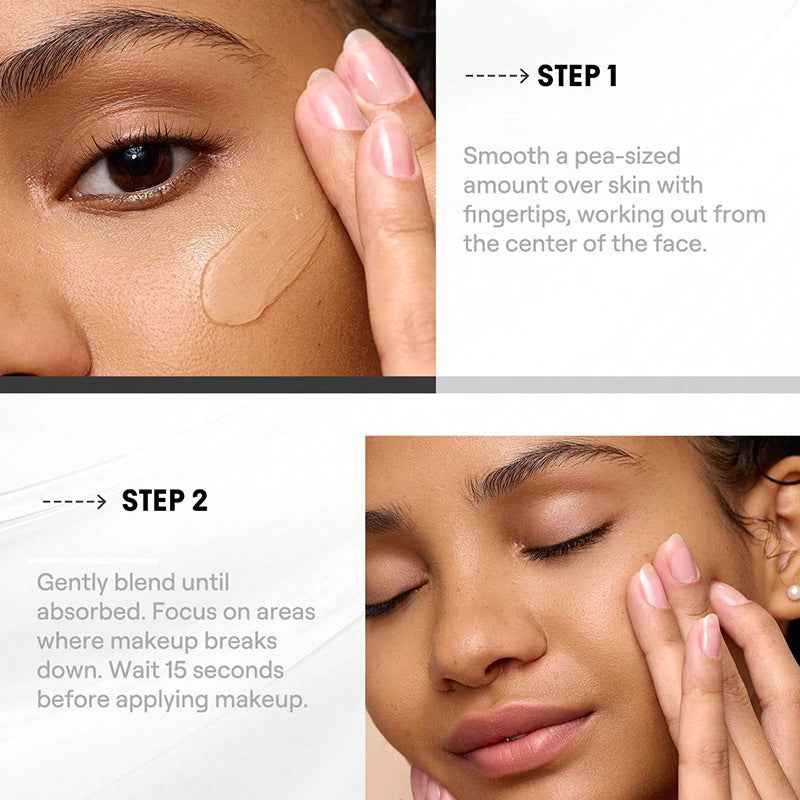 Apply moisturizing lotion before makeup