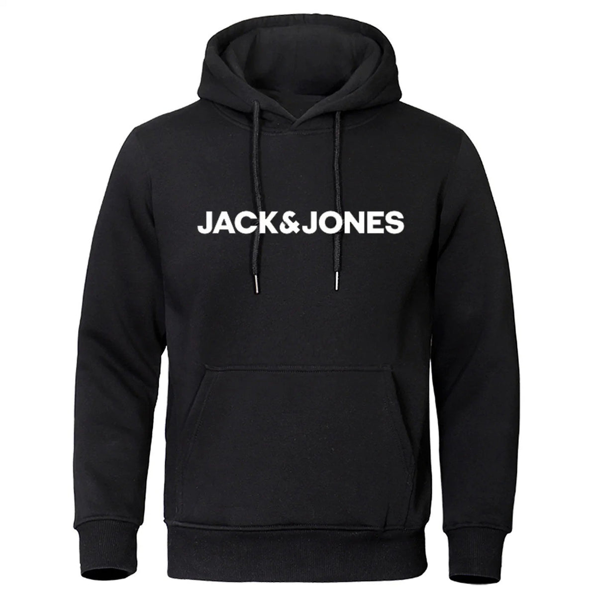 Hooded Printed Sweatshirt Men Fleece Warm Jacket Casual Hoodie Clothing