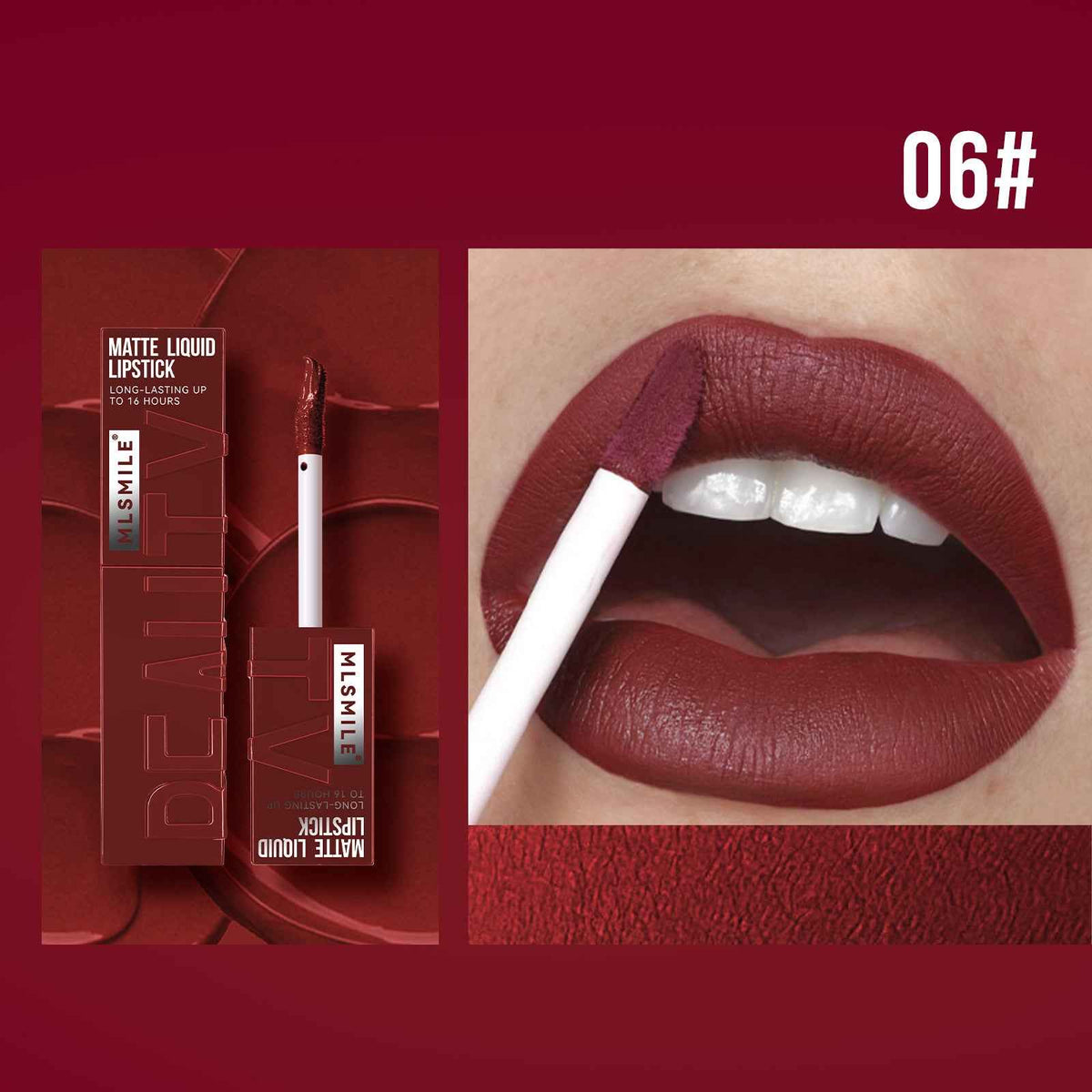 Non stick cup lip gloss matte liquid lipstick