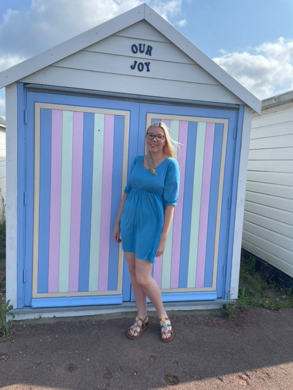 Petite Blue Dress with Pockets | Flattering Fit | UK Petite Women’s Dress