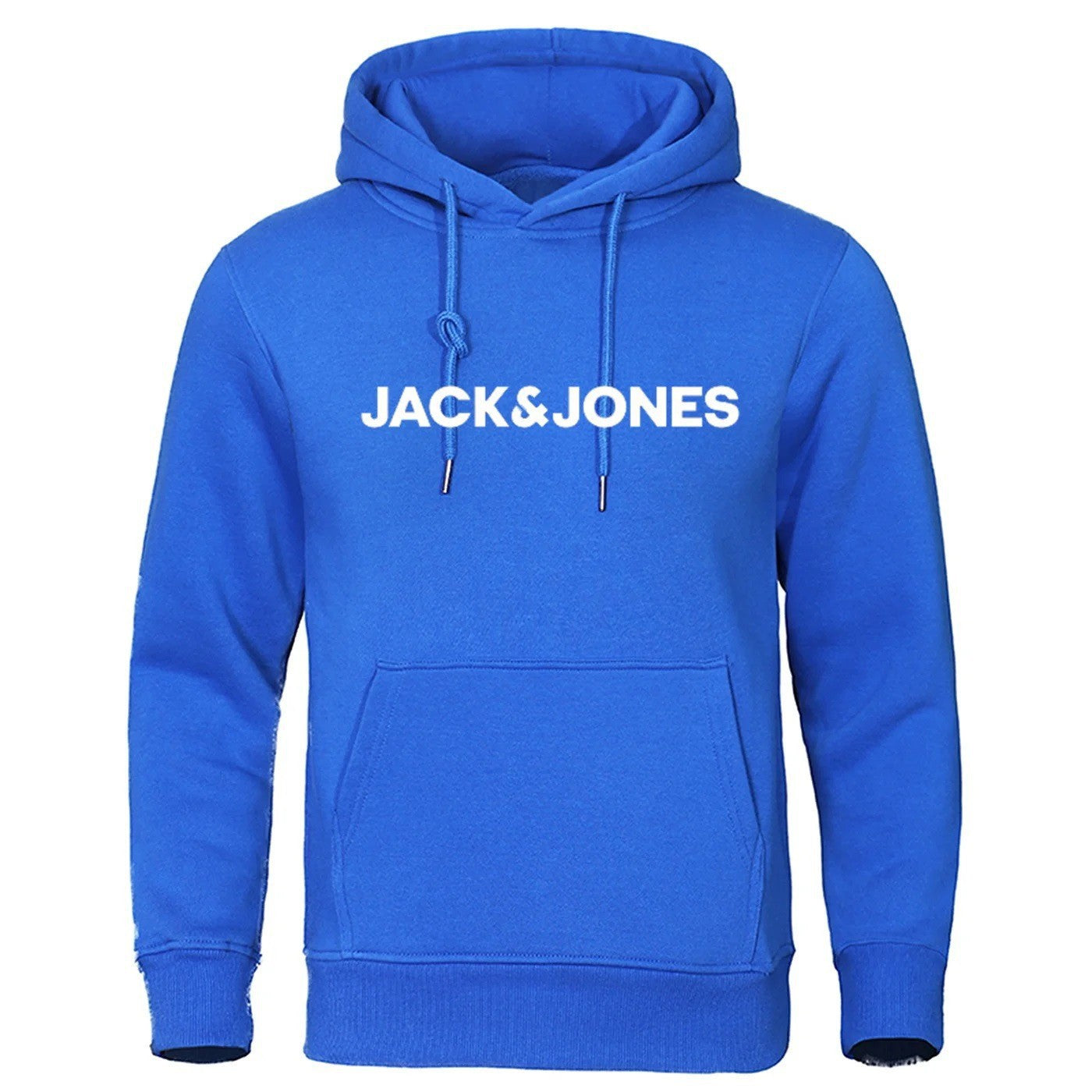 Hooded Printed Sweatshirt Men Fleece Warm Jacket Casual Hoodie Clothing