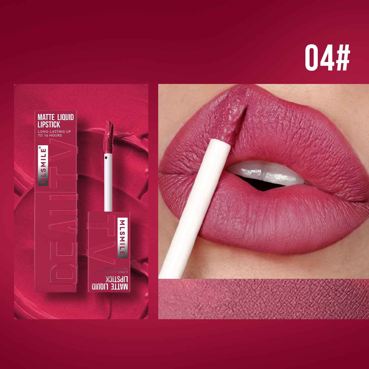 Non stick cup lip gloss matte liquid lipstick