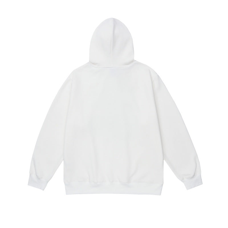 Hooded letter printed hoodie