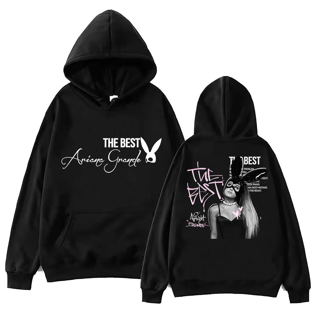 Ariana Grande The Best Hoodie Harajuku Hip Hop Pullover Fans