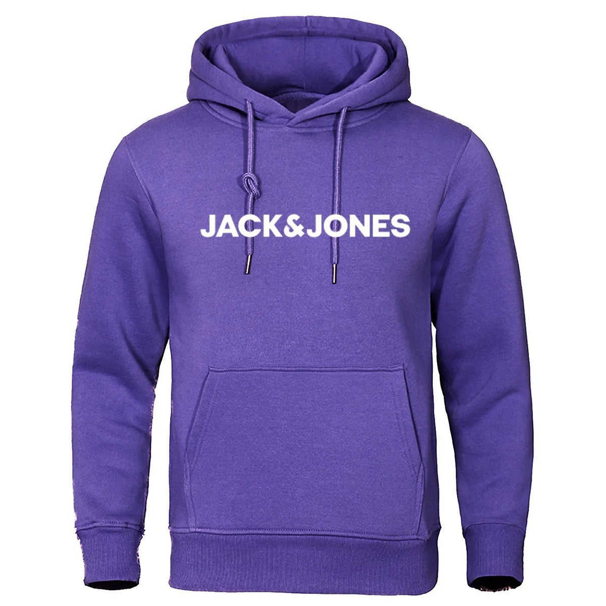 Hooded Printed Sweatshirt Men Fleece Warm Jacket Casual Hoodie Clothing