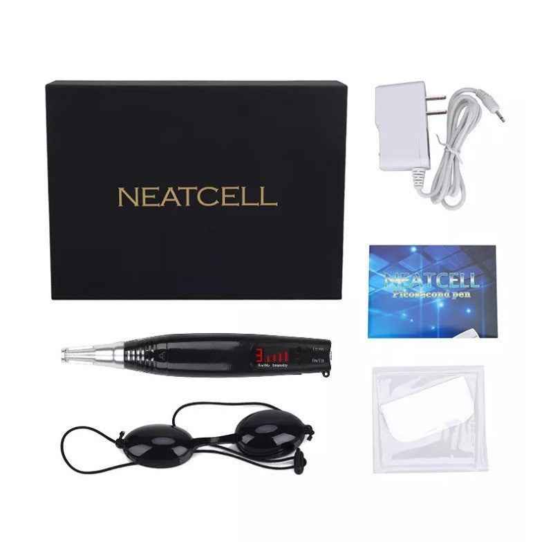 Portable Beauty Device Plasma Pen for Face Spot Removal, Home Use, Black Gold Red Blue Light Picosecond Machine