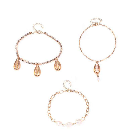 Hawaiian Beach Leisure Footwear Premium Light Luxury Jewelry Set