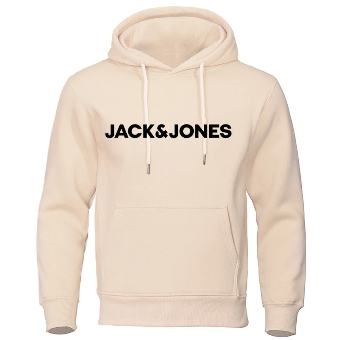 Hooded Printed Sweatshirt Men Fleece Warm Jacket Casual Hoodie Clothing