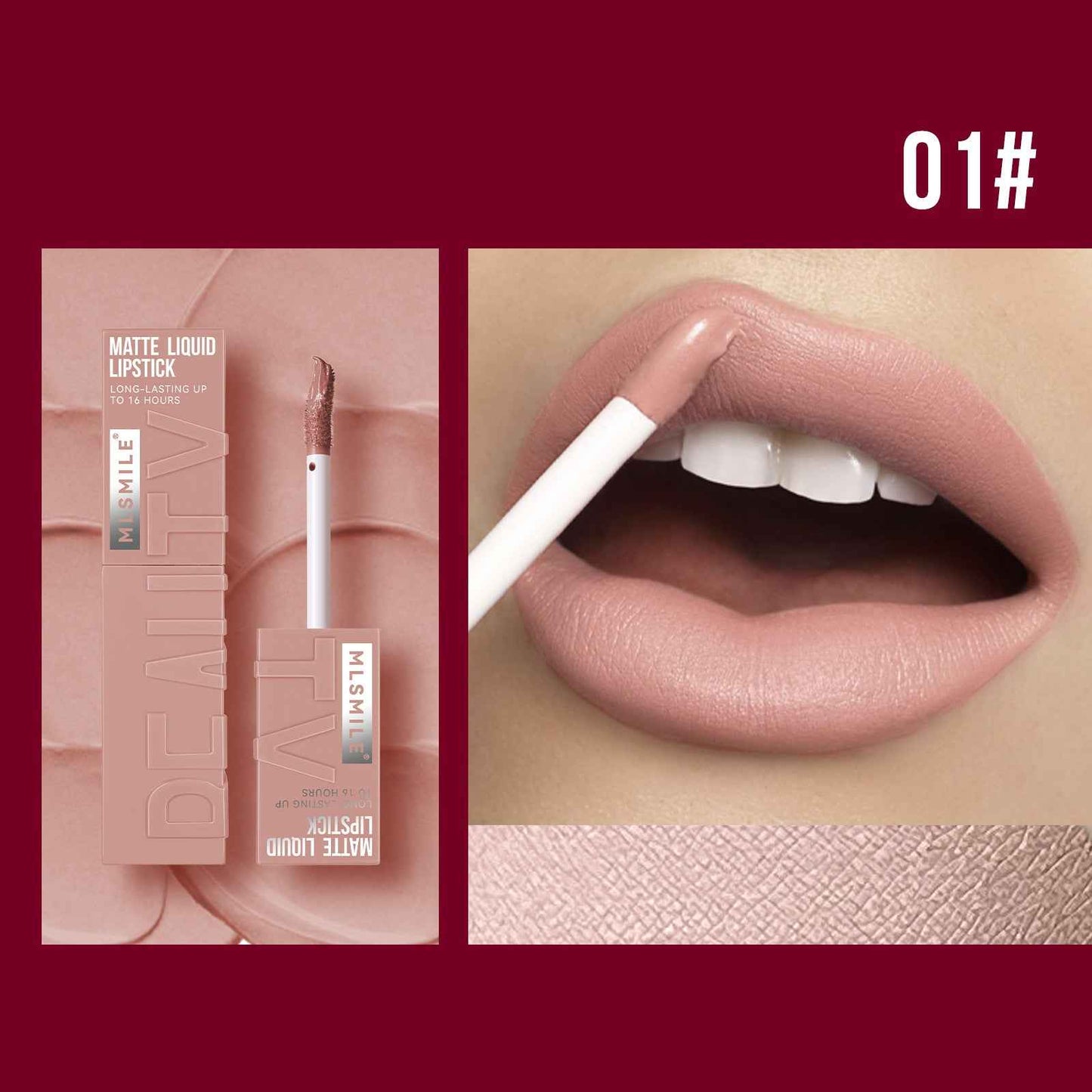 Non stick cup lip gloss matte liquid lipstick
