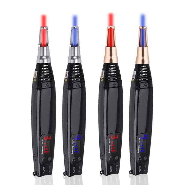 Portable Beauty Device Plasma Pen for Face Spot Removal, Home Use, Black Gold Red Blue Light Picosecond Machine
