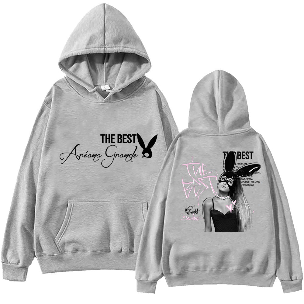 Ariana Grande The Best Hoodie Harajuku Hip Hop Pullover Fans