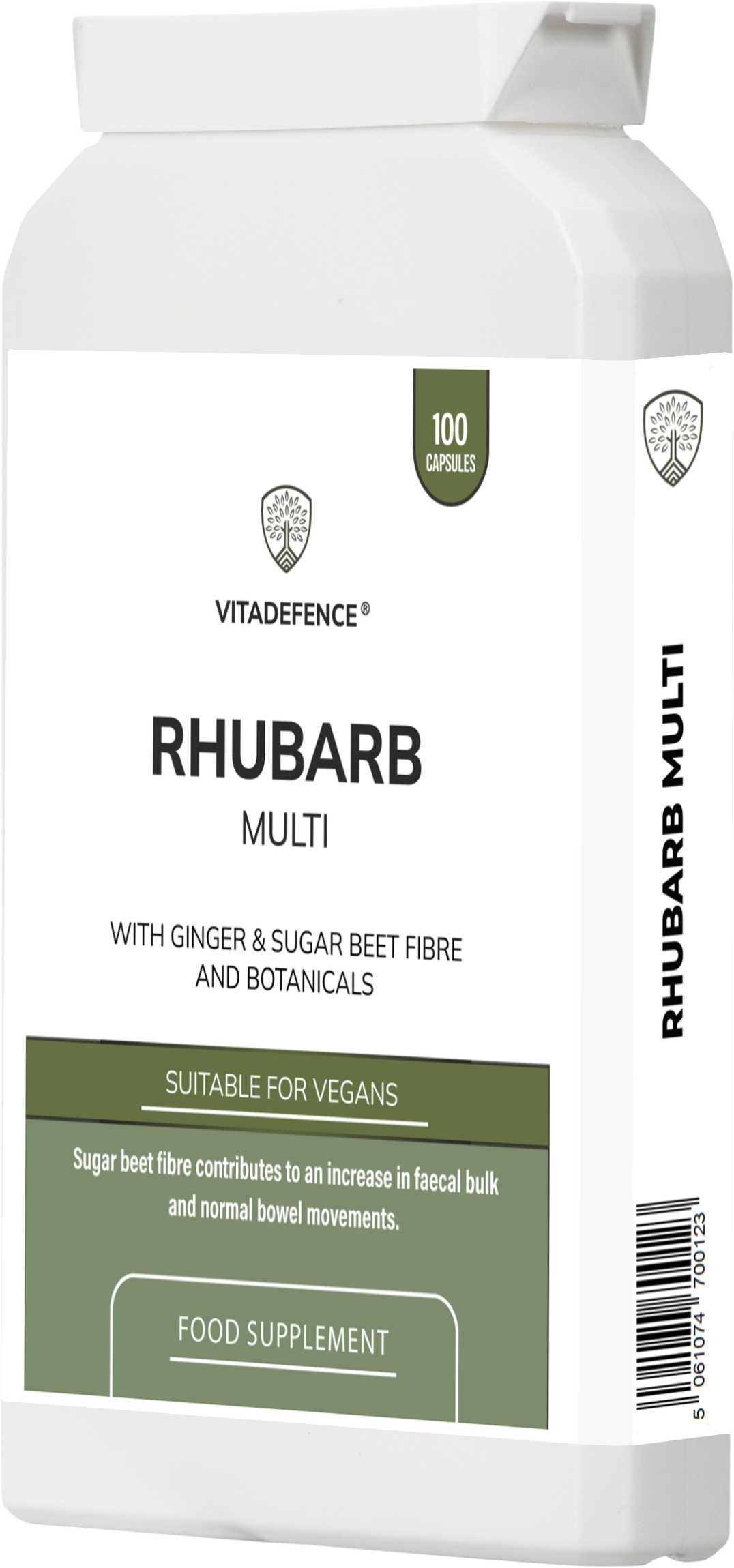 Rhubarb Multi | With Burdock, Clove & Botanicals – 100 Capsules