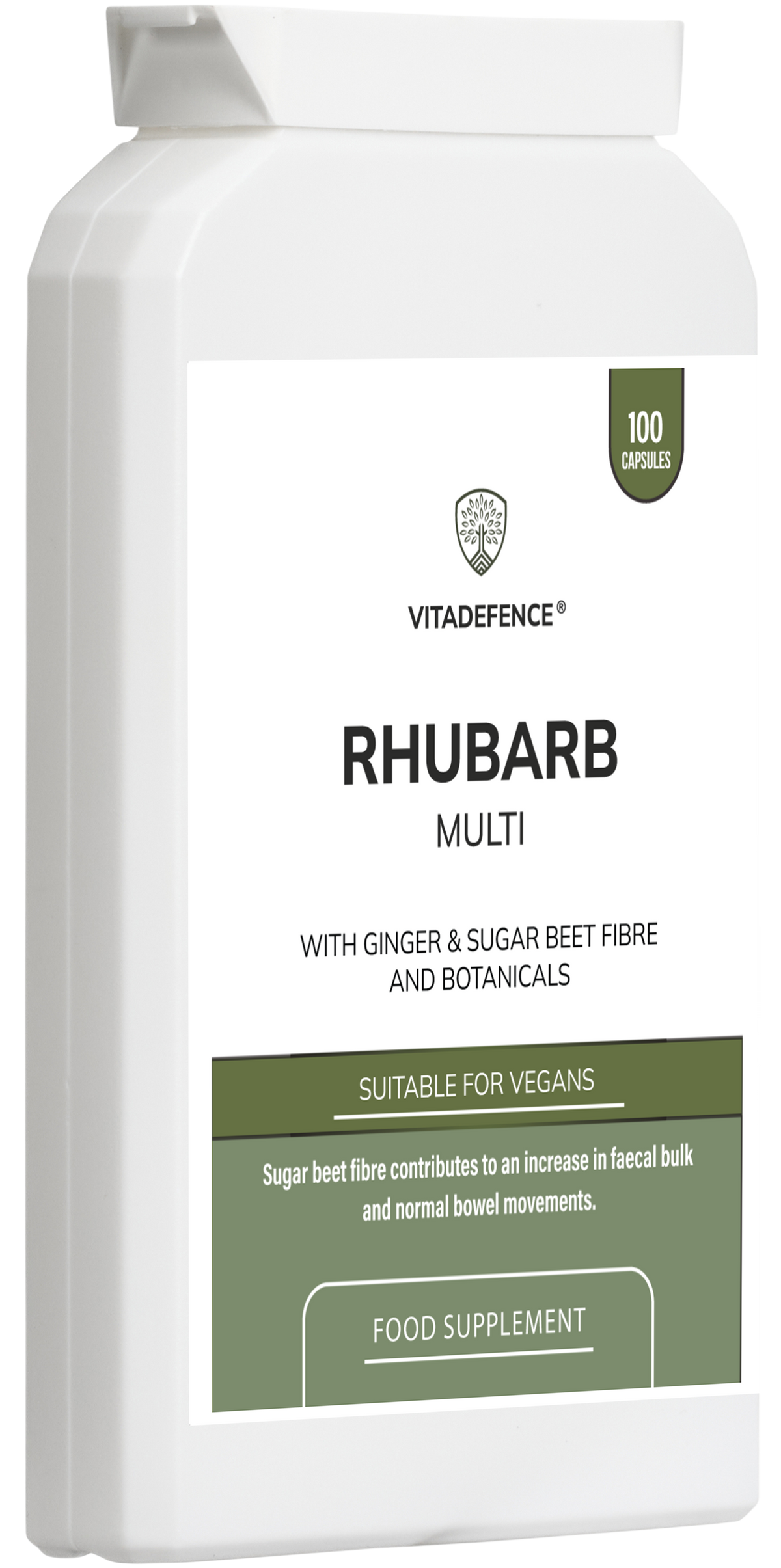 Rhubarb Multi | With Burdock, Clove & Botanicals – 100 Capsules