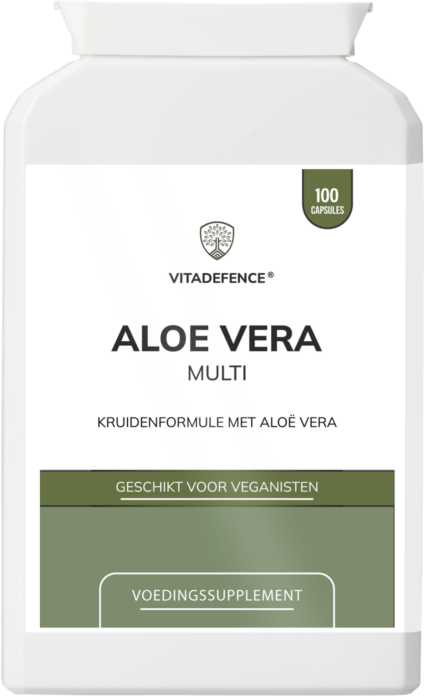 Aloe Vera Capsules | With Rhubarb, Fennel, Ginger & Botanicals – 100 Vegan Capsules