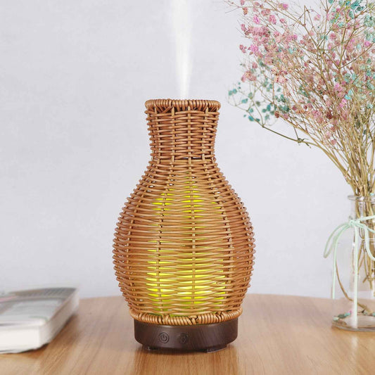Rattan Hollow Humidifier Portable Air Fragrance Machine Small White Fragrance Machine Spray Hydration