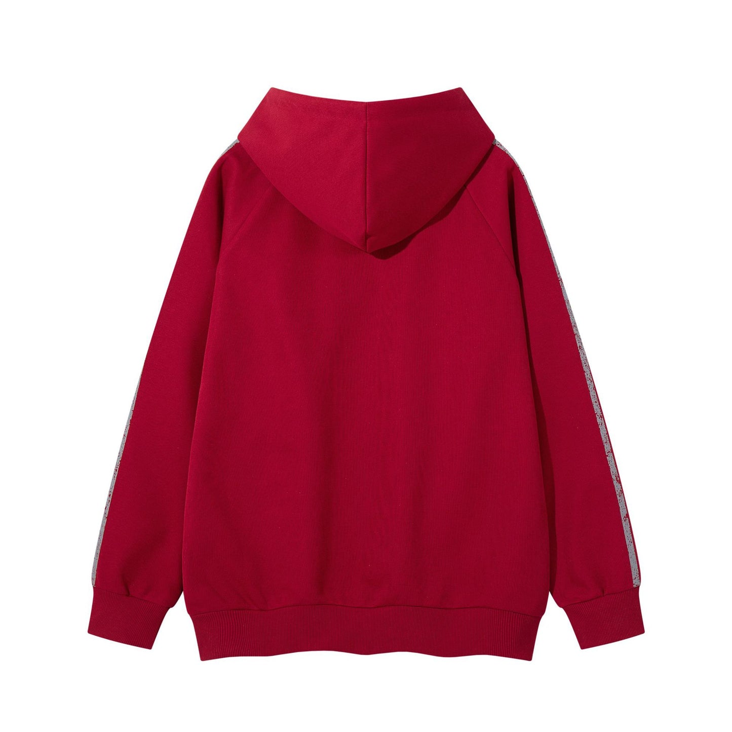 Make an old letter printed hooded sweatshirt