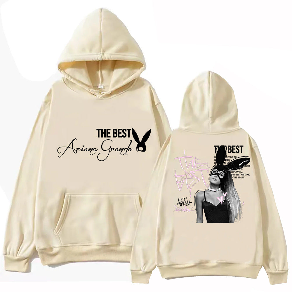 Ariana Grande The Best Hoodie Harajuku Hip Hop Pullover Fans