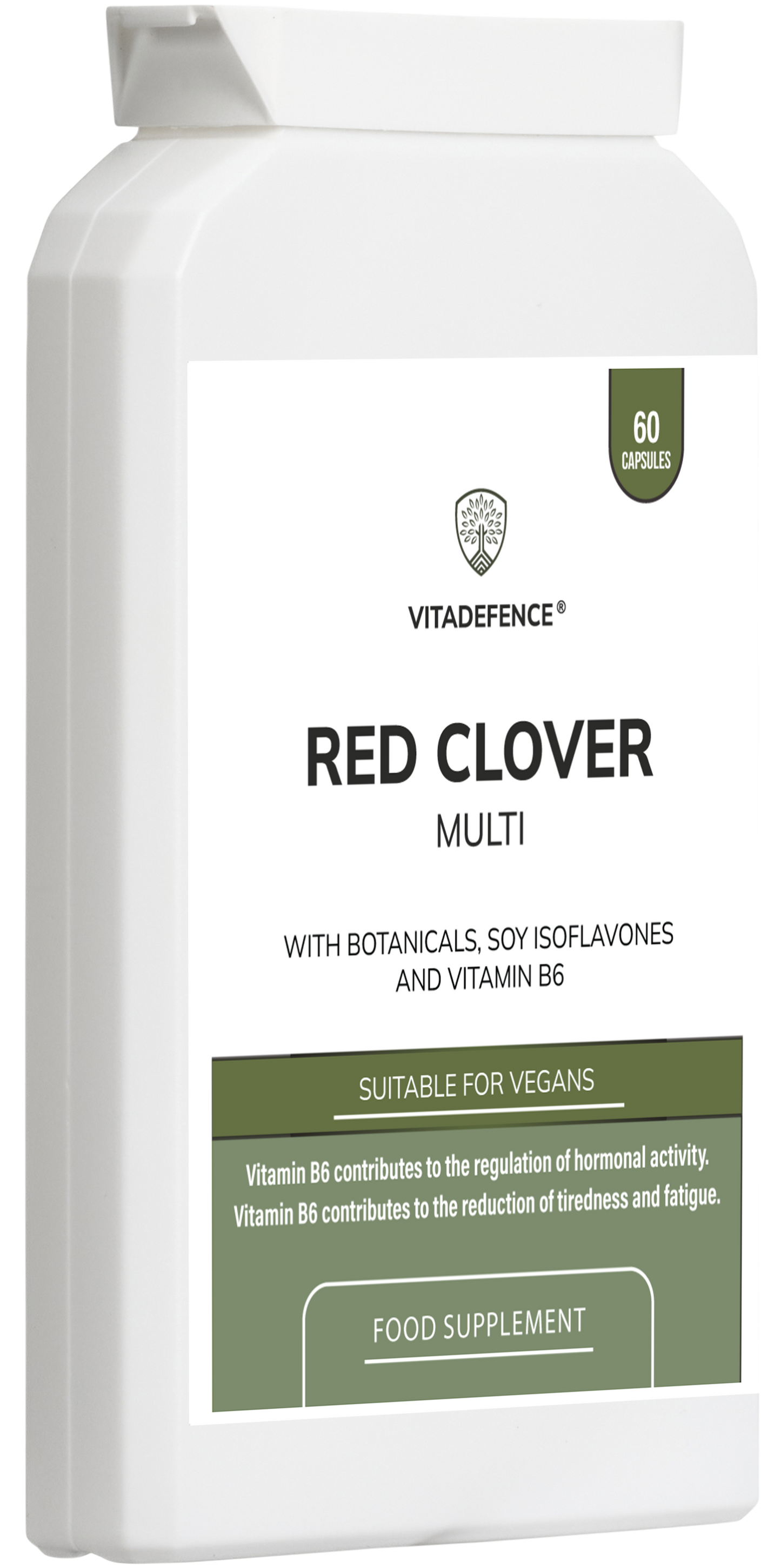 Red Clover Multi | With Vitamin B6, Zinc, Sage & Siberian Ginseng – 60 Capsules