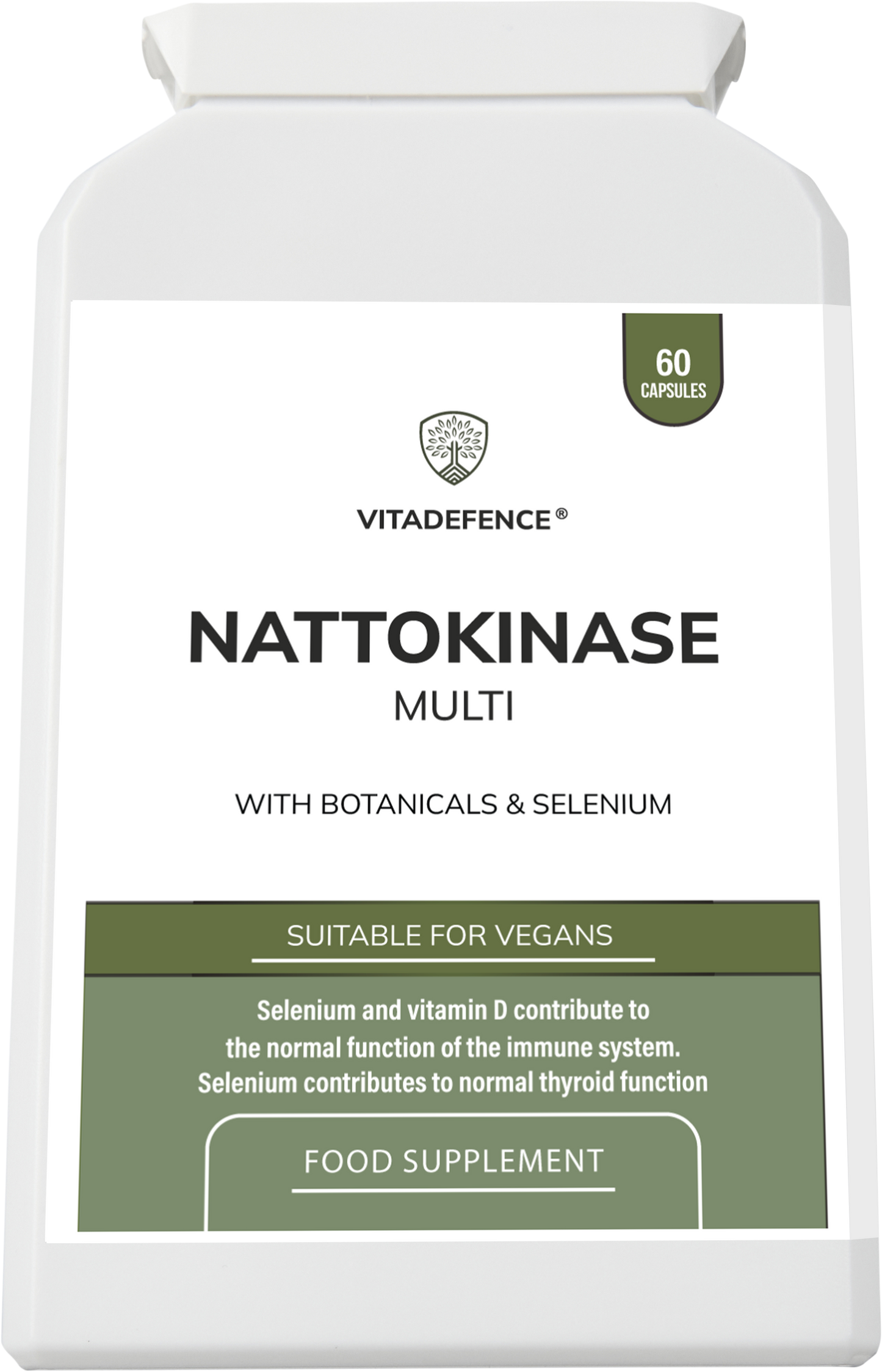 Nattokinase Multi | With Vitamin D3, Selenium & Botanicals – 60 Capsules